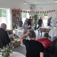 Randi Dall havde ordet, da Viby IF fejrede sit 100-års jubilæum. Foto: Claus Sonne