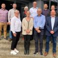 Business Djurslands bestyrelse. Bagerst fra venstre: Sebastian Konrad, Allan Hougaard, Bente Steffensen, Bo Nørregaard Jensen, Daniel Dallerup & Karen Thingstrup. Forrest fra venstre: Annemette Lyngby, Vibeke Tuxen, Ole Sørensen & Jørgen Laursen. Ikke med på billedet: Rasmus Henriksen