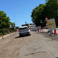 Underlaget ved Rema 1000 og Lidl på Vestergade er aktuelt ikke noget at råbe hurra for. Foto: Sten Brøgger