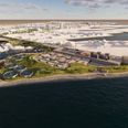 »Alternativer skulle have været bragt i spil på et helt andet tidspunkt,« siger Aarhus Vand-direktør Karina Topp. Visualisering: Henning Larsen