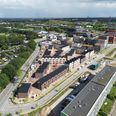 26 rækkehuse sættes til salg i det nye boligkvarter Trekanten i Gellerup. Årsagen til navnet giver næsten sig selv. Foto: Aarhus Kommune