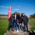 Tirsdag den 12. oktober blev første spadestik til Viborgvej-udvidelsen taget. Foto: Aarhus Kommune