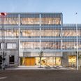 Aarhus’ nye arkitektskole på Exners Plads har vundet prisen »Årets Byggeri« 2021. Foto: Rasmus Hjortshøj