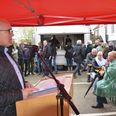 "Arbejdsmarkedet havde ikke set ud, som det gør, hvis vi gennem tiderne ikke havde stået sammen," sagde HK-formand Kim Simonsen. Foto: Boll-