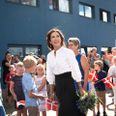 Kronprinsesse Mary.har ved flere lejligheder gæstet Djursland. Onsdag 16. juni skal Kronprinsesse Mary være med til at indvie Strandbakkehuset. Foto: Kasper Heden Andersen