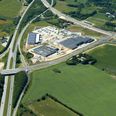 Omkring motorvejskryds Aarhus S er der flere forskellige spærringer i løbet af september. Foto: Aerodan/Vejdirektoratet