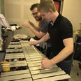 Musikerne i Skanderborg Brass Band har sat ekstra timer af i øvelokalet, før man dyster ved DM i Musikhuset Aarhus. Pressefoto