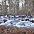 Foto fra bildemonstration i Aarhus forrige lørdag.