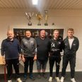 De fem nye nøglepersoner i KPI's trænerteam (fra h.): Kasper Hardahl Therkildsen (cheftræner), Jacob Møller Laursen (spillende assistenttræner), Jan Pedersen (andetholdet i Serie 5), Mogens Skau (Serie 5 + U17 og U16) og Lars Henrik Hvidtfeldt (mastermind for andetholdet og integrator, U17 og U16). Sammen skal de lede klubben mod nye højder og sikre en glidende overgang for ungdomsspillerne til seniorholdet. Pressefoto: KPI Fodbold