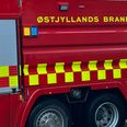 Østjyllands Brandvæsen modtog alarmen klokken 06.39
