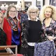 Bolette Nielsen, Marianne Djørup Skou, Ketty Skou og Charlotte Sparre - der fylder 50 år i december - mødtes på den sidste dag i februar for at kigge på efterårskollektionen. Netop nu er der pyntet op til forår.