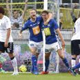 Jesper Christjansen snittede bolden i AGF-målet til 1-1. Få minutter senere stod der 2-1 til Lyngby.