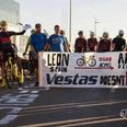 Andrés Turienzo ved starten på sin lange cykeltur fra Nordspanien til Aarhus.