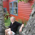 Peder Meyhoff fortæller om sine sønderjyske aner på Hinnerup Bibliotek.