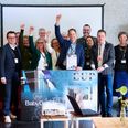 En beæret, men også stolt Søren Pjengaard, CEO hos Babydan, tog imod ErhvervsUdvikler-Prisen 2023 på ErhvervSkanderborgs generalforsamling. Fotograf: Bente Foged Madsen