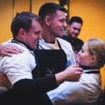 21-årige Elisabeth Madsen og hendes team fejrer sejren i Årets Vildtret på Det Grønne Museum. Foto: Vildt Gastronomi
