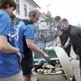 Tilbage i 2014 var et grillhold fra Hadsten SK også med til Grilldysten i Søndergade. Arkivfoto: Kian Johansen
