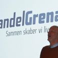 Torben Johansen, der er på vej i formandssstolen, præsenterede det nye navn og slogan på generalforsamlingen.
