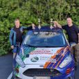 Michael Broberg fra Låsby og Peter Lyngs vandt tredje afdeling af Danmarksmesterskaberne i Rally 22. maj i Herning. Foto: Morten Damm.