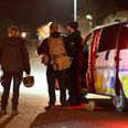 Flere politikredse har været involveret i sagen. Her ledes efter en tredje person i Midt- og Vestjyllands Politikreds. Foto: Presse-fotos.dk.