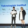 Mads Birk Thøgersen tog fra finalen med hele to priser. Han vandt både en bobler-præmie og DTU’s særlige pris. Pressefoto.