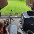 For flere af deltagerne var det første gang, at de havde affyret en salonriffel. Indsendt foto