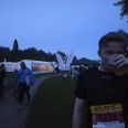 Det nåede at blive mørkt, da jeg kom ind til det, der var min DHL-debuts højdepunkt.