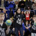 Et godt samarbejde er med til at styrke fællesskabet og gøre det sjovt at gå til håndbold. Antibulli består af øvelser, der sætter fokus på sammenholdet og det gode børnefællesskab. Foto: Steen Brogaard