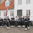 Søværnets Tamburkorps medvirker i festlighederne. Presse