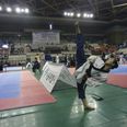 Eva Sandersen i aktion. Arkivfoto: Dansk Taekwondo Forbund