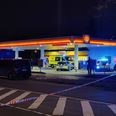En mand er blevet stukket ned ved Shell i Brønshøj tirsdag eftermiddag. Foto: Presse-fotos.dk