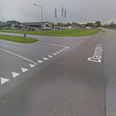 Tirsdag formiddag klokken 9.42 skete der et færdselsuheld mellem lastbil og skolevogn i dette kryds i Skanderborg.