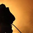 Brandvæsenet måtte lade huset brænde ned. Arkivfoto: Presse-fotos.dk.