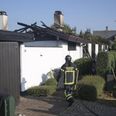 Nordsjællands Politi har fundet liget af en person i den villa som natten til torsdag udbrændte i Humlebæk. Foto: Peter Mailand