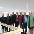 Tirsdag aften faldt alle brikker på plads i budgettet for 2019 og onsdag morgen præsenterede Finn Sander Jensen (S), Martin Frausing Poulsen (DF), Jens Szabo (V), Tage Nielsen (R), Claus Leick (SF), Jørgen Gaarde (S), Maria Temponeras (Eng), Jørgen Naut, (S), Mira Issa Bloch (Alt) og Thomas Cordtz (C) budgettet for pressen. Foto: Grethe Bo