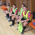 Anfører på Ebeltoft IF’s futsalhold, Viktor Skytte (forrest), var skarpskytte i liga’en ligesom han også var det udendørs i Serie 3 i efteråret. Han blev holdets topscorer og blev med 14 mål nr. 4 på liga’ens topscorerliste. Arkivfoto: Martin Schultz