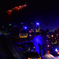 Lang kø på Sønderjyske Motorvej. Foto: presse-fotos.dk